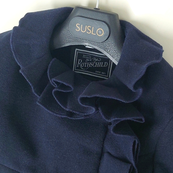 Rothschild Little Girls Faux Wool Coat - Picture 3 of 6